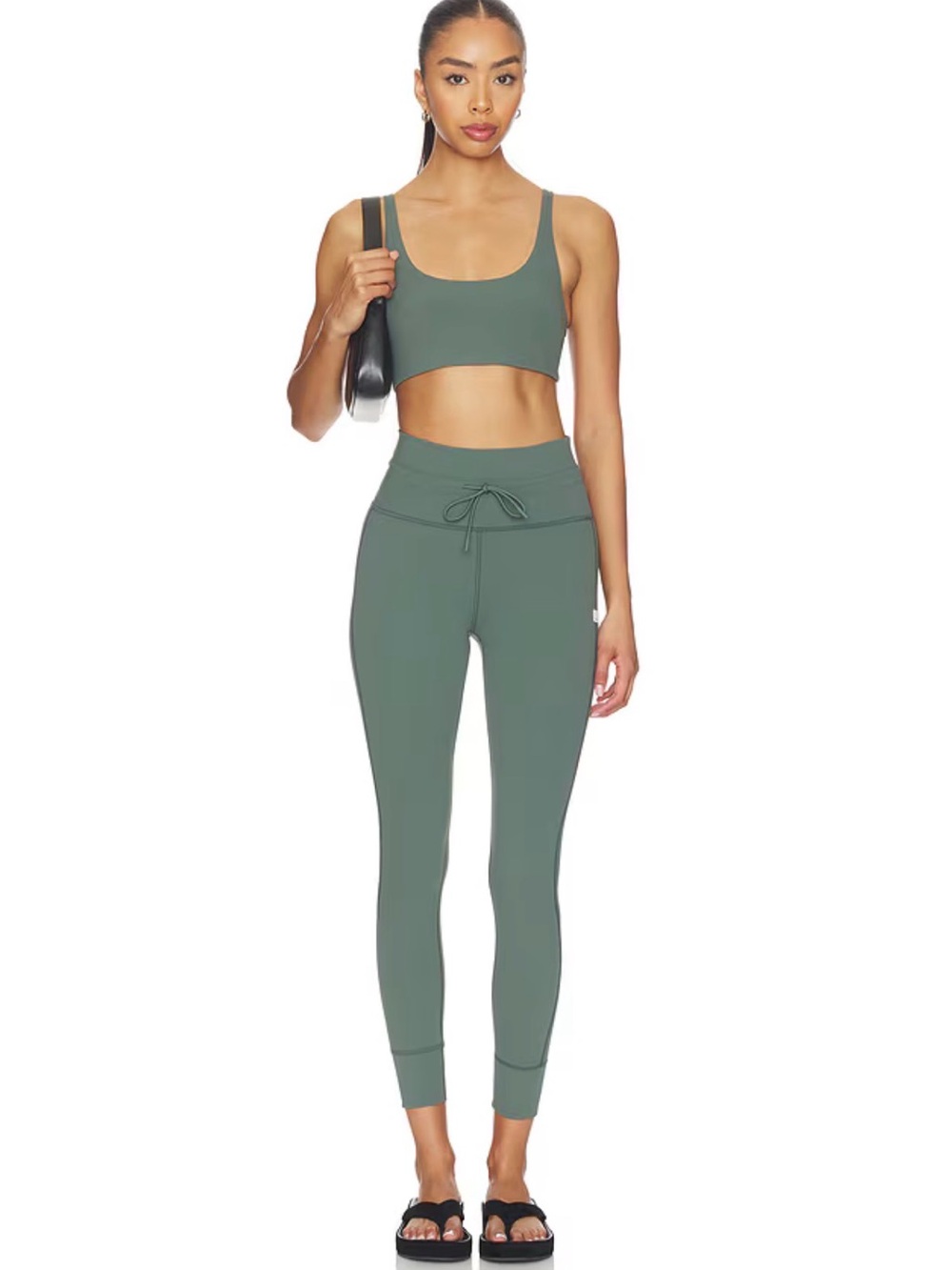 Vuori Women’s Daily Leggings In Agate Green Size Medium Like New
